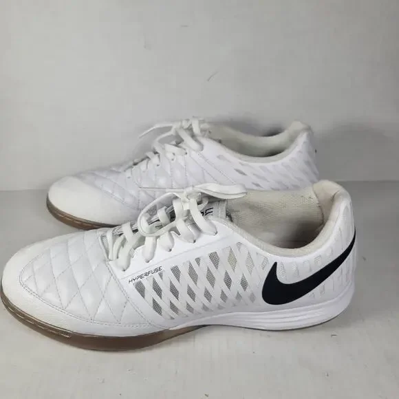 Nike Lunargato II White Gum Black Mesh Leather Men's Athletic Shoes Size 10.5 - Picture 4 of 7